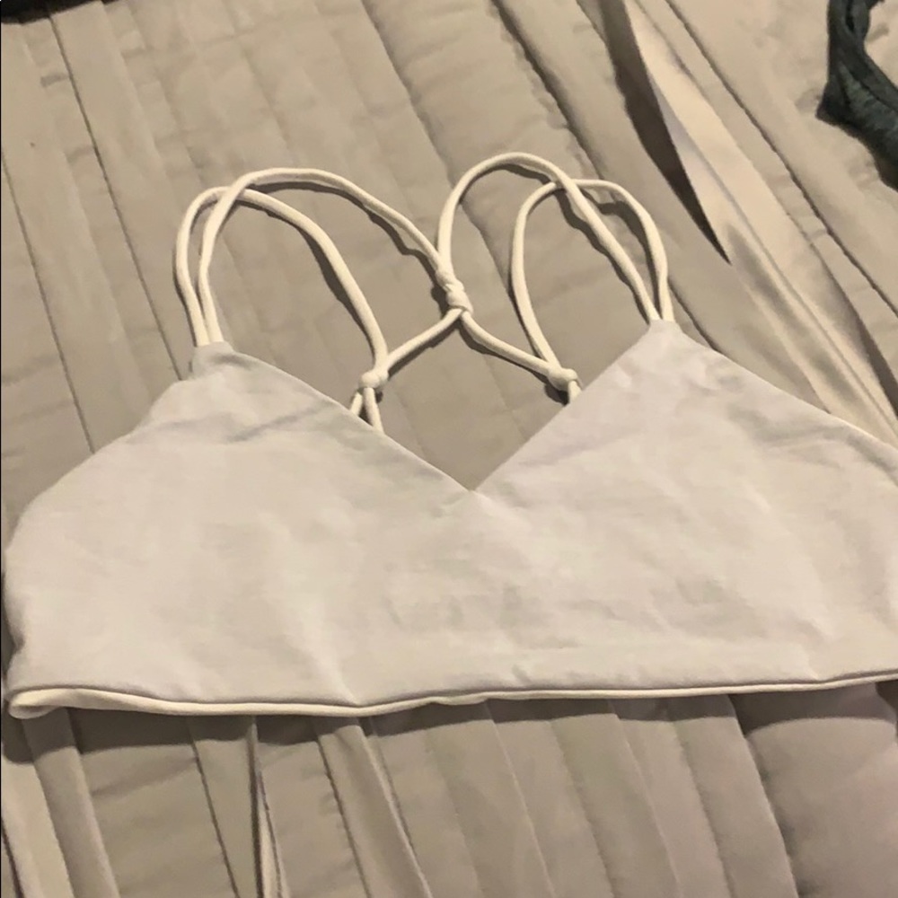 White Ivivva sports bra
